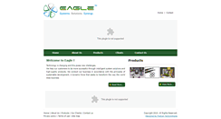 Desktop Screenshot of eagleelectricals.com